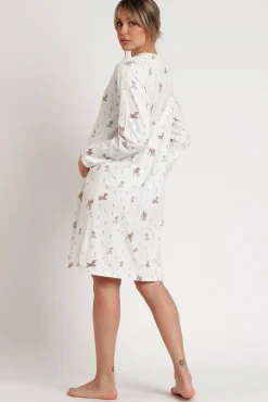 Mujer Admas Premamá>Camisón premamá manga larga Bambi