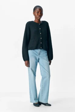 Mujer Object Jerséis>Cardigan lana cuello redondo