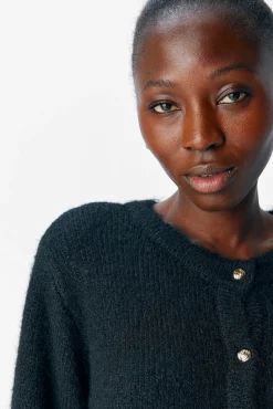 Mujer Object Jerséis>Cardigan lana cuello redondo