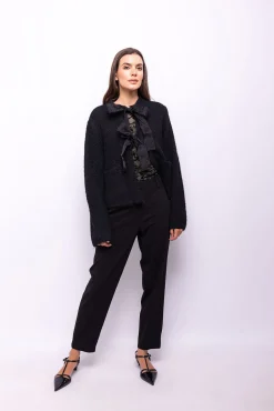 Mujer Object Jerséis>Cardigan punto con lazos