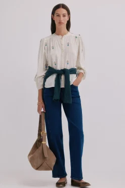 Mujer Hoss Intropia Blusas>Carine. Blusa bordada