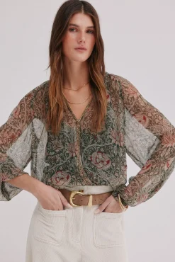 Mujer Hoss Intropia Blusas>Carolina. Blusa estampada