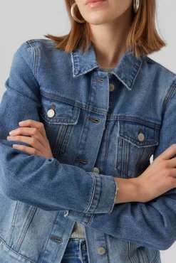 Mujer Vero Moda Chaquetas>Cazadora clásica vaquera