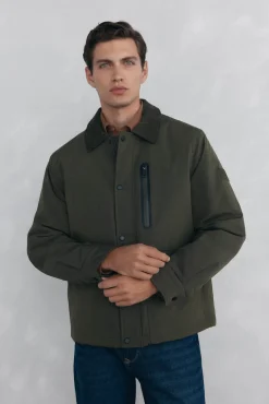 Hombre Pedro del Hierro Chaquetas|Abrigos>Cazadora con cuello pana