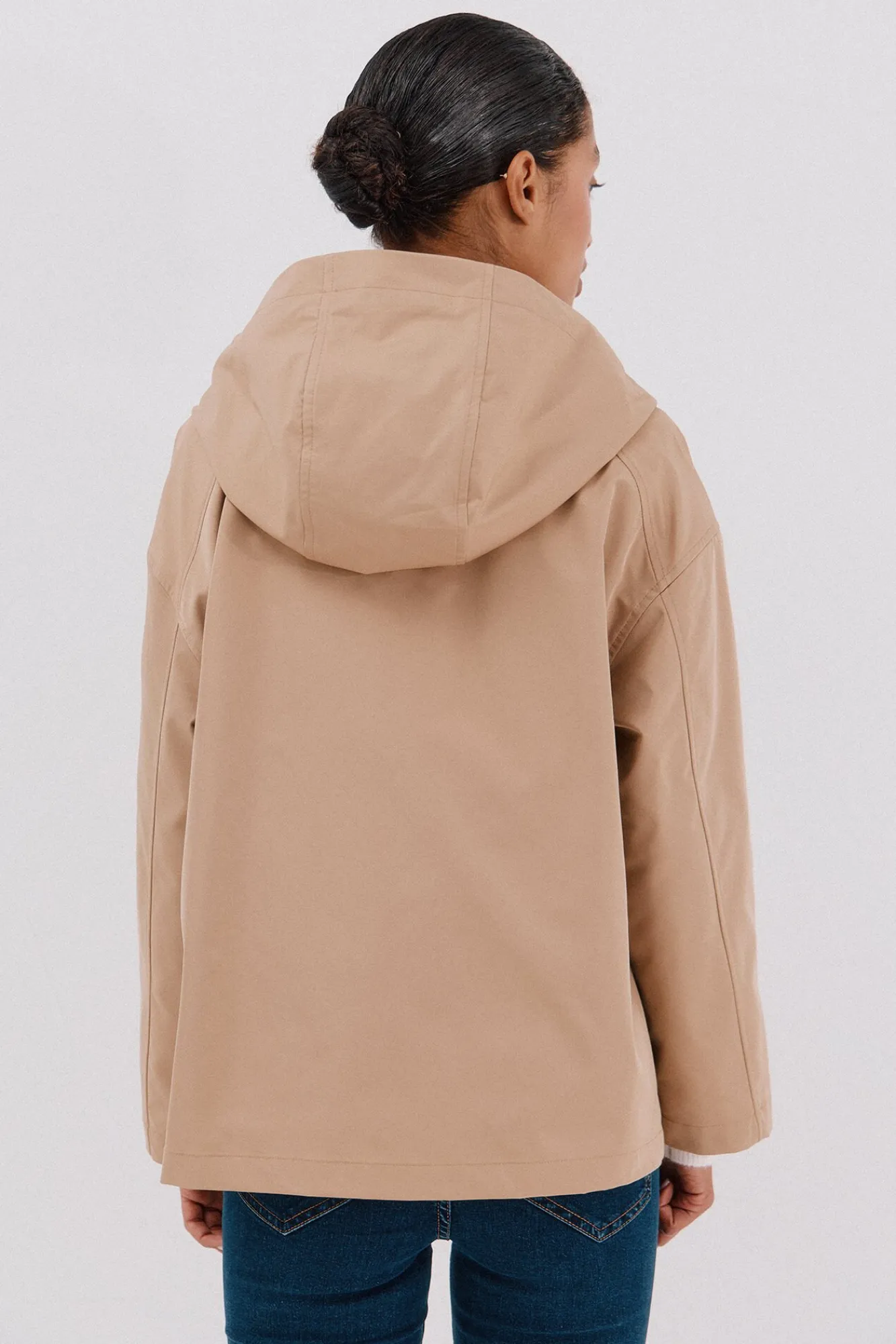 Mujer Cortefiel Chaquetas|Abrigos>Cazadora corta botones automáticos