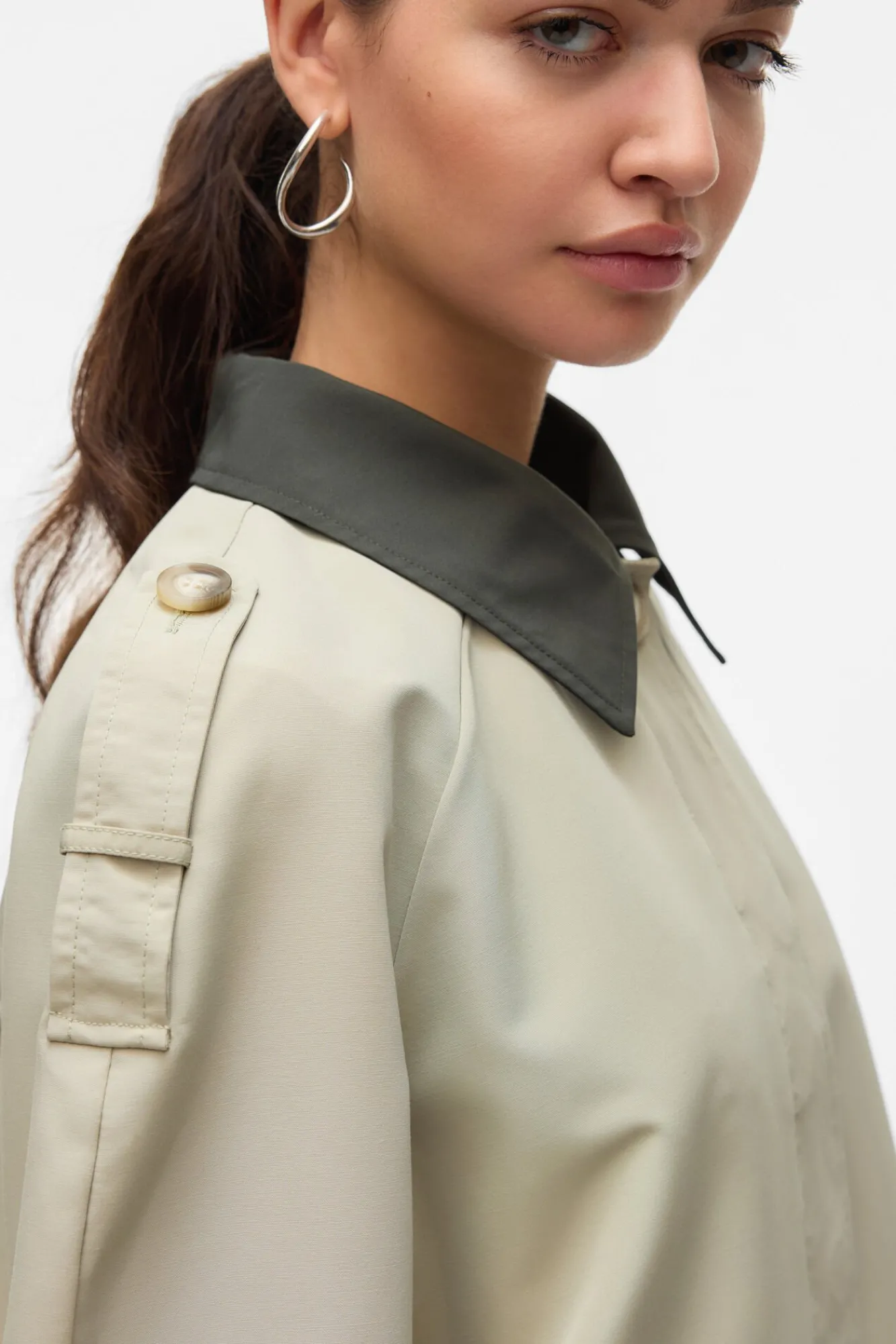 Mujer Vero Moda Chaquetas|Abrigos>Cazadora corta cuello de solapa