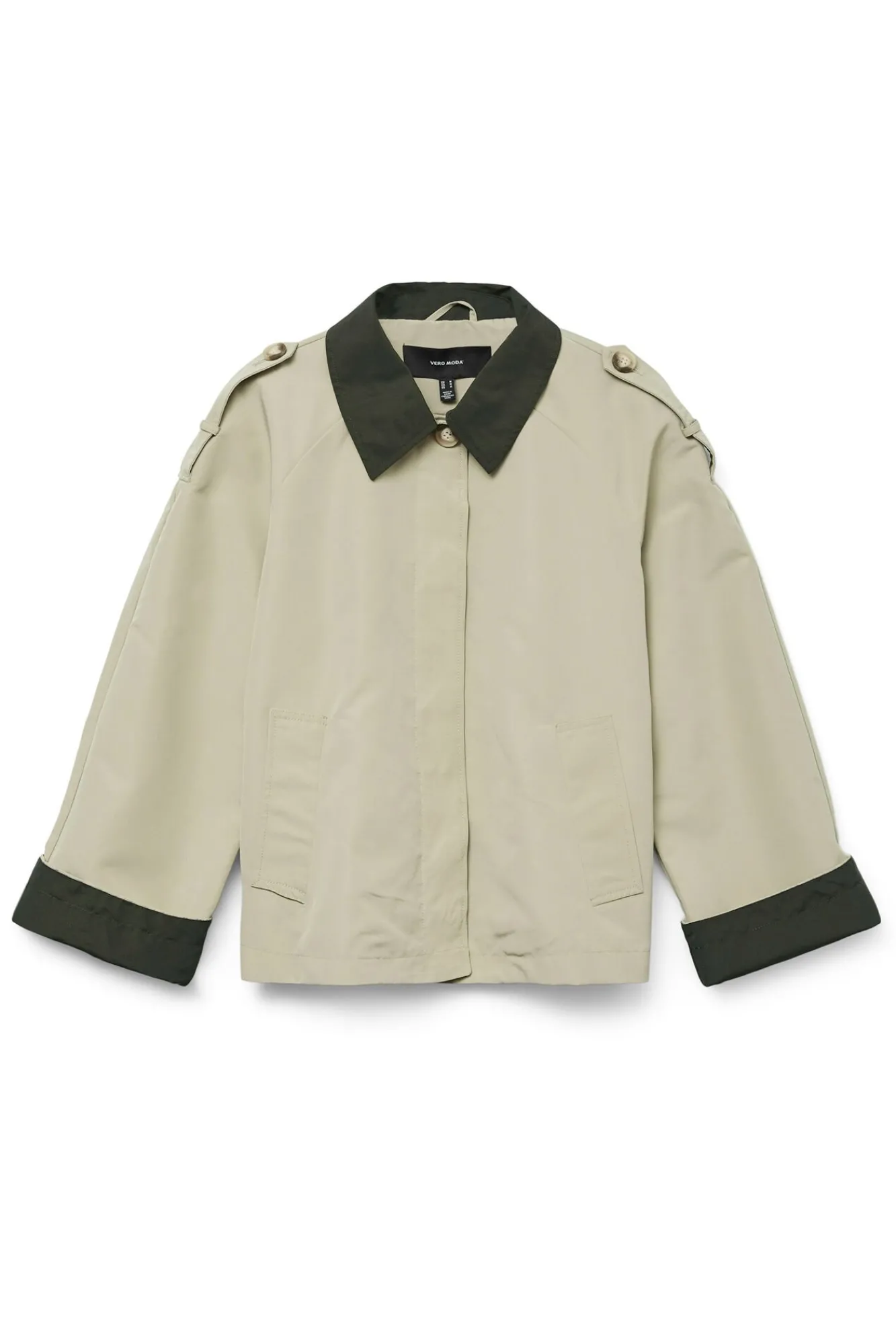 Mujer Vero Moda Chaquetas|Abrigos>Cazadora corta cuello de solapa