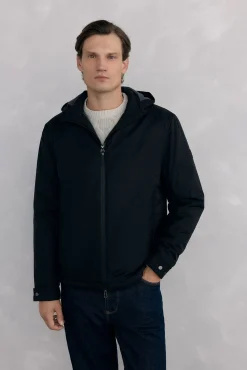 Hombre Pedro del Hierro Chaquetas|Abrigos>Cazadora cremallera con capucha