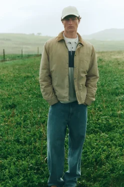 Hombre Springfield Chaquetas>Cazadora cuello pana