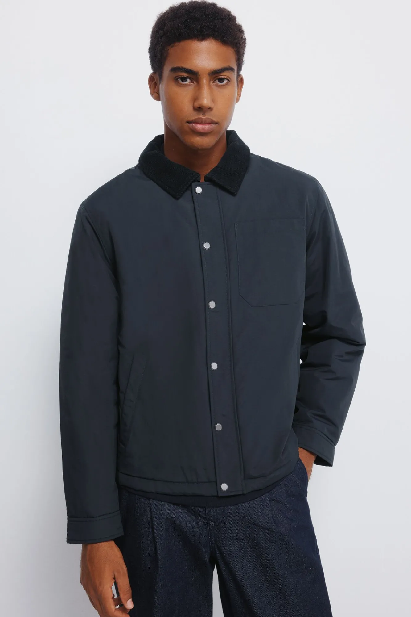 Hombre Springfield Chaquetas>Cazadora cuello pana