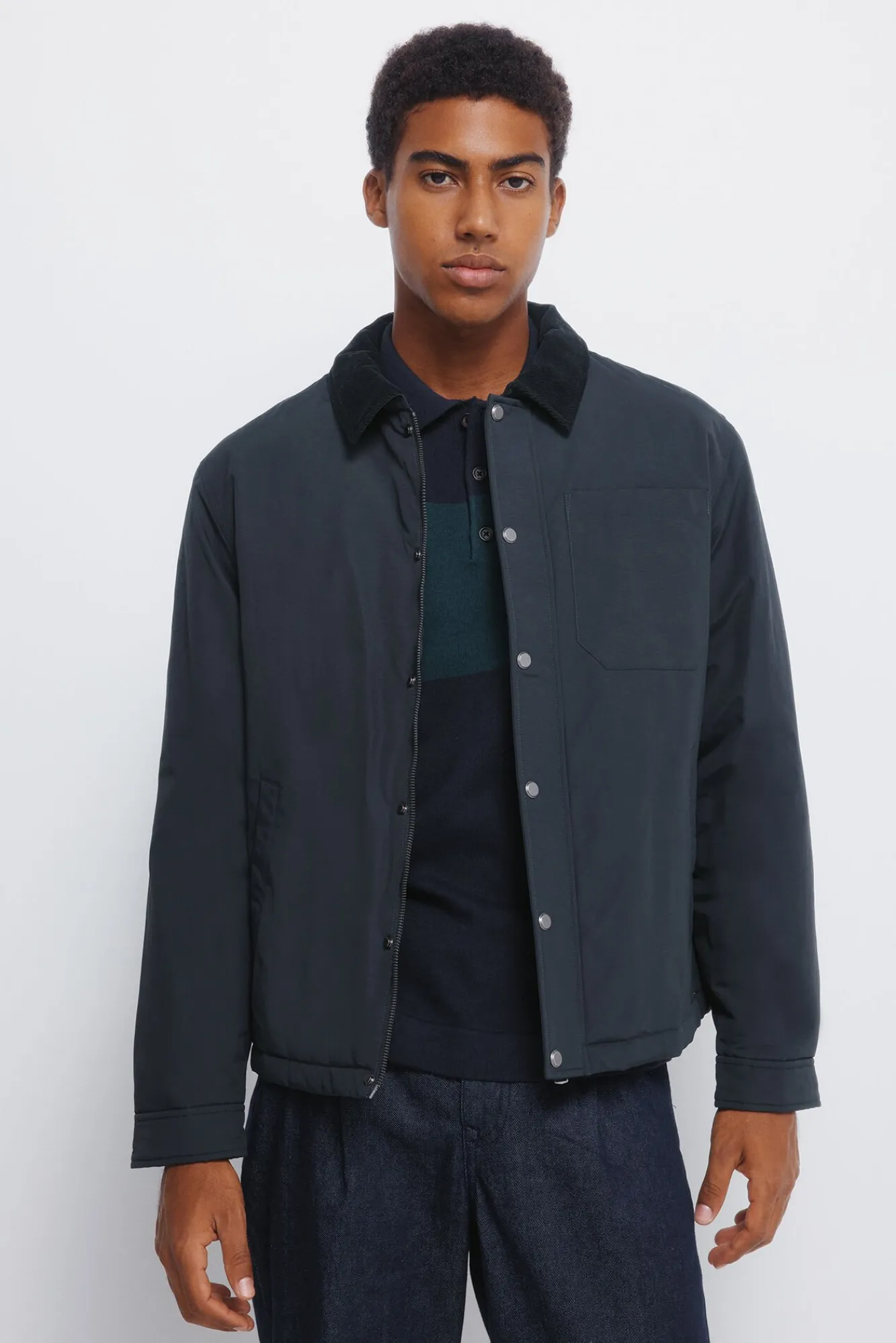 Hombre Springfield Chaquetas>Cazadora cuello pana