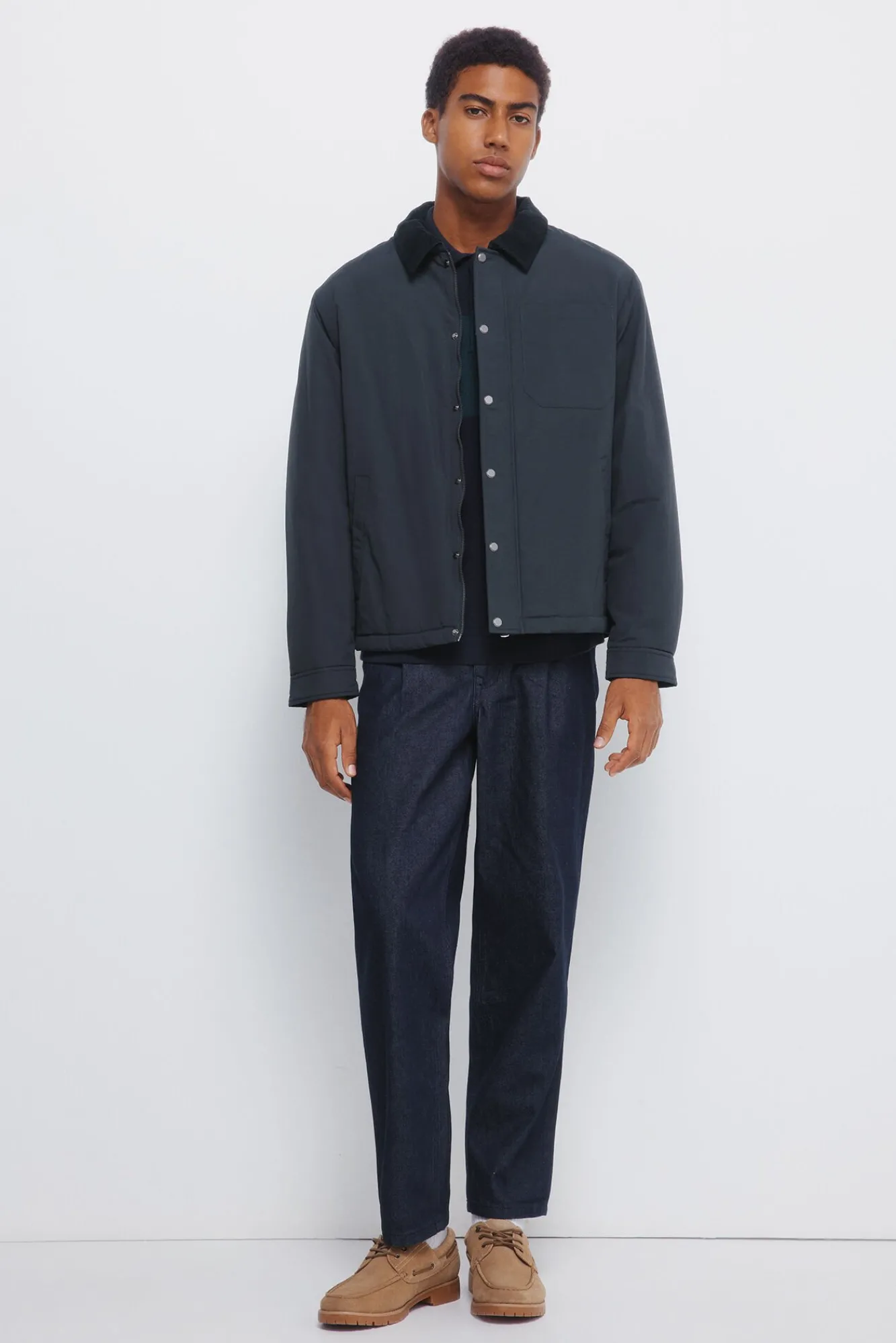 Hombre Springfield Chaquetas>Cazadora cuello pana