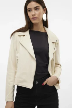 Mujer Vero Moda Chaquetas>Cazadora de ante con tachuelas