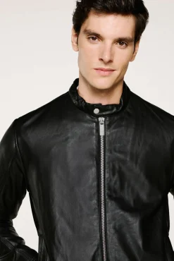 Hombre Selected Chaquetas>Cazadora de piel