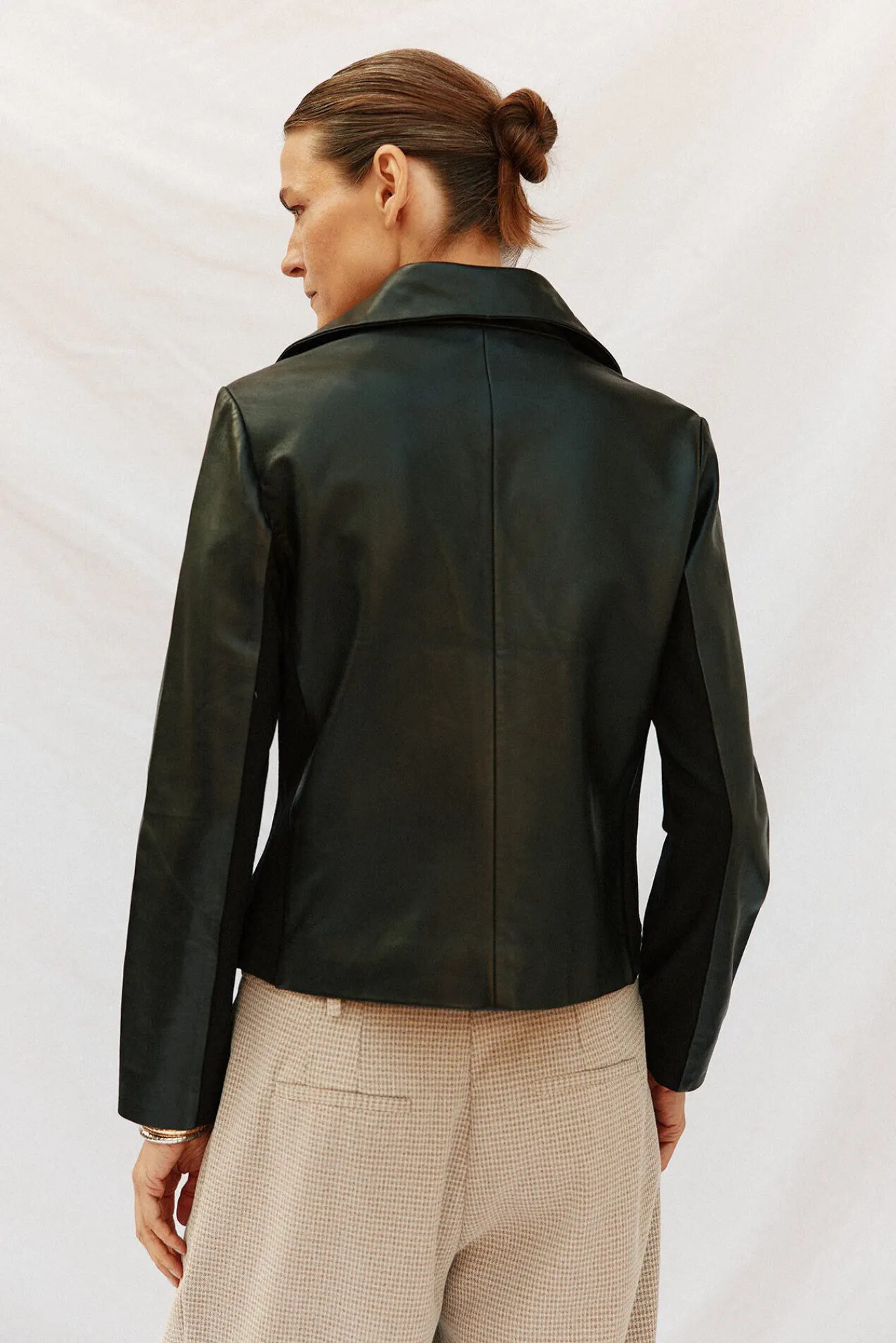 Mujer Cortefiel Chaquetas>Cazadora de piel biker