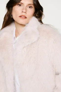 Mujer Selected Chaquetas|Abrigos>Cazadora efecto pelo