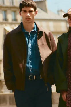 Hombre Springfield Chaquetas>Cazadora efecto piel