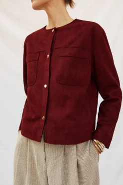 Mujer Cortefiel Chaquetas>Cazadora efecto piel