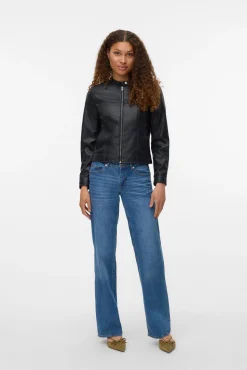 Mujer Vero Moda Chaquetas>Cazadora efecto piel