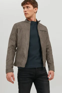Hombre Jack & Jones Chaquetas>Cazadora efecto piel
