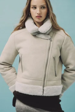 Mujer Springfield Chaquetas>Cazadora motera doble faz