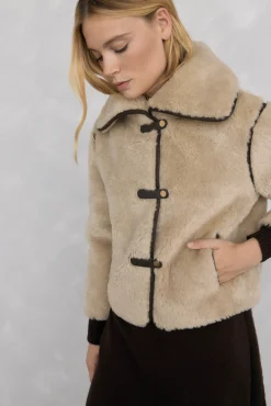 Mujer Pedro del Hierro Chaquetas|Abrigos>Cazadora pelo snaps