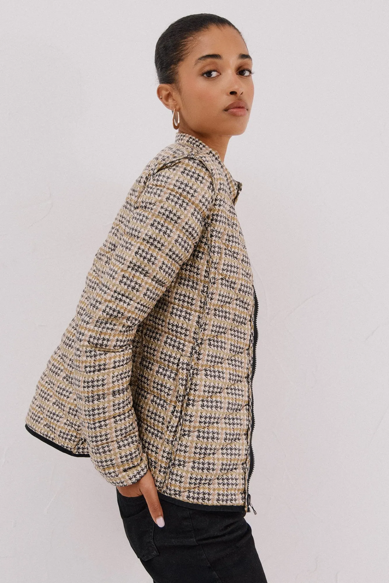 Mujer Cortefiel Chaquetas|Plumíferos Y Acolchados>Cazadora reversible plumas