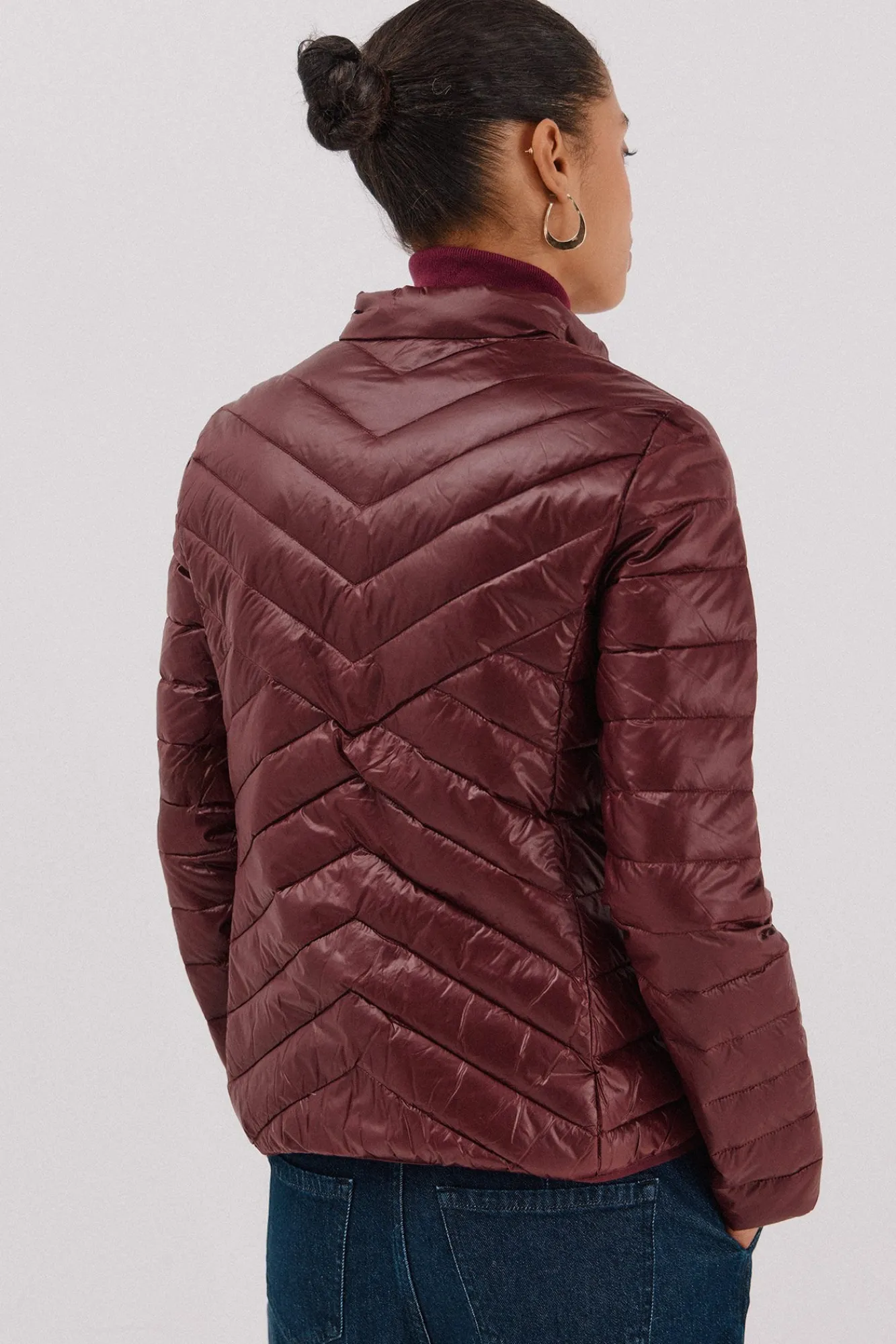 Mujer Cortefiel Chaquetas|Plumíferos Y Acolchados>Cazadora reversible plumas