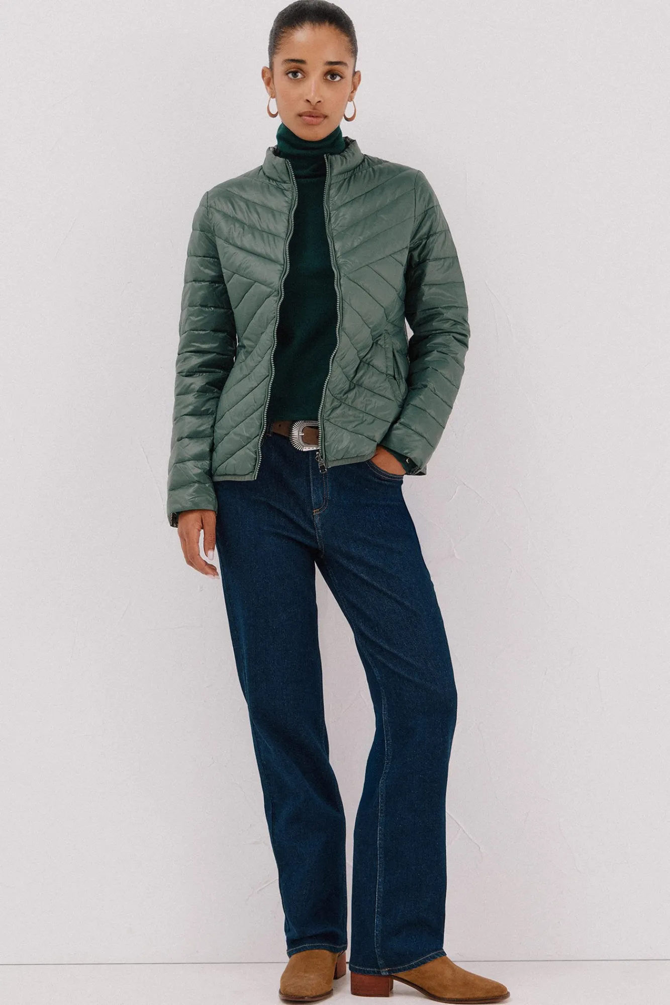 Mujer Cortefiel Chaquetas|Plumíferos Y Acolchados>Cazadora reversible plumas