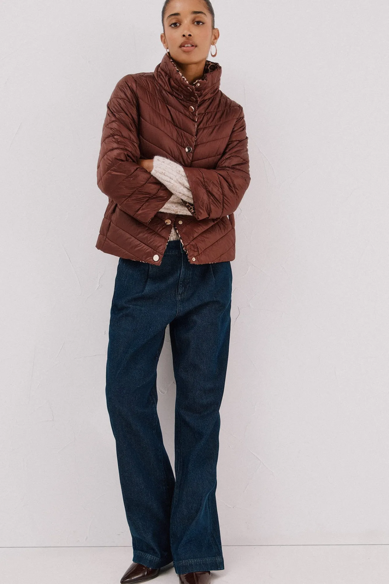 Mujer Cortefiel Chaquetas|Plumíferos Y Acolchados>Cazadora reversible thermolite®