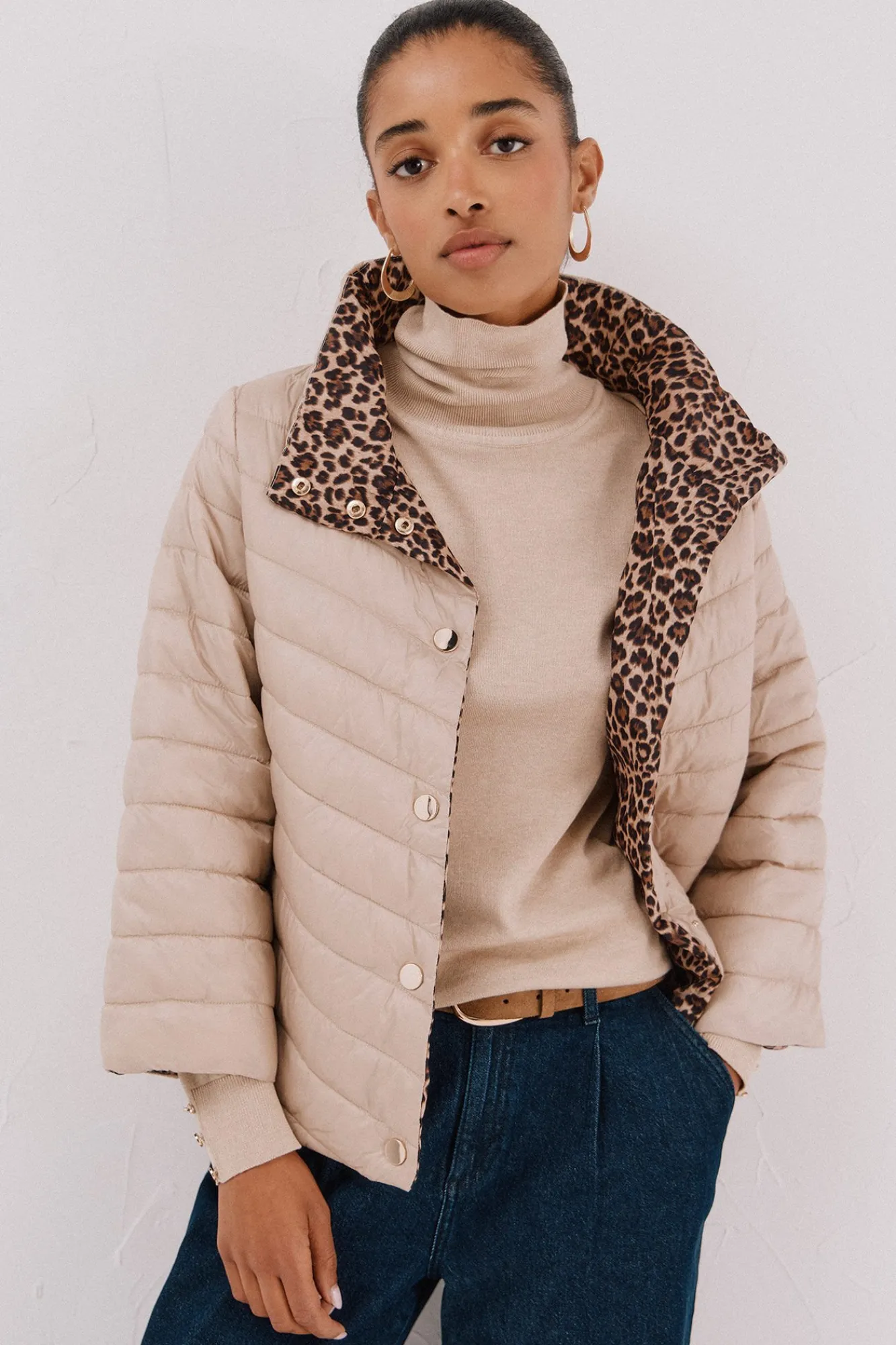 Mujer Cortefiel Chaquetas|Plumíferos Y Acolchados>Cazadora reversible thermolite®