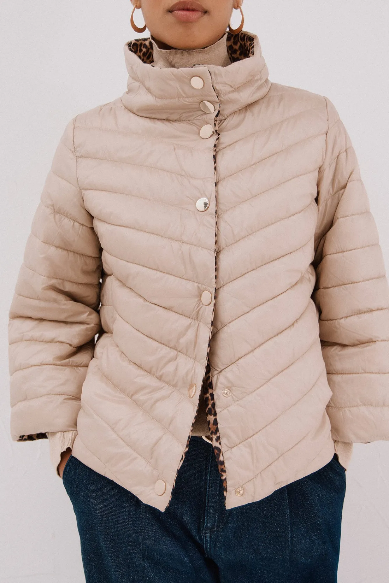 Mujer Cortefiel Chaquetas|Plumíferos Y Acolchados>Cazadora reversible thermolite®