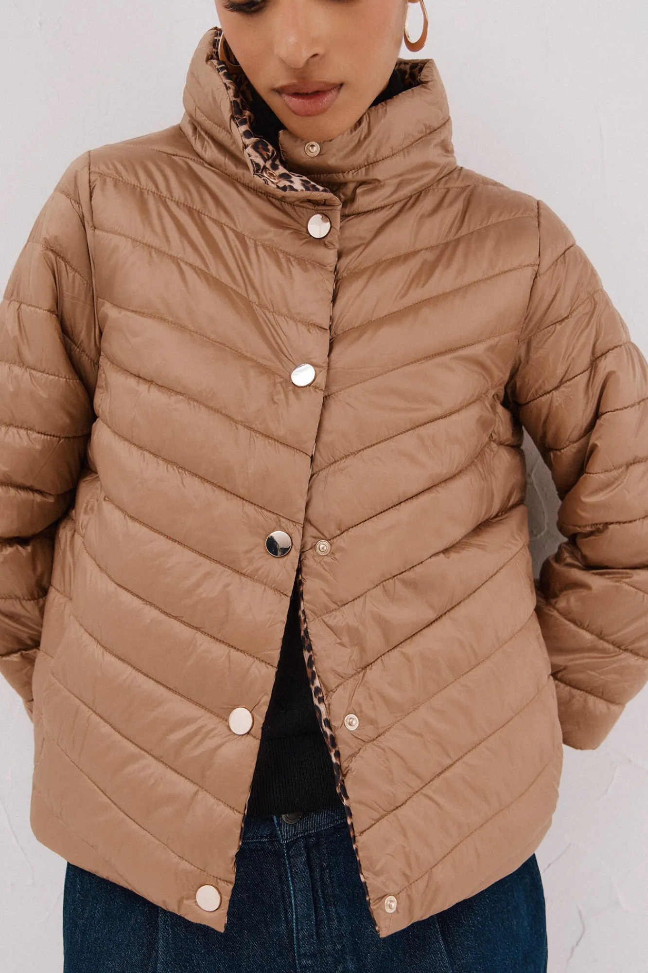 Mujer Cortefiel Chaquetas|Plumíferos Y Acolchados>Cazadora reversible thermolite®