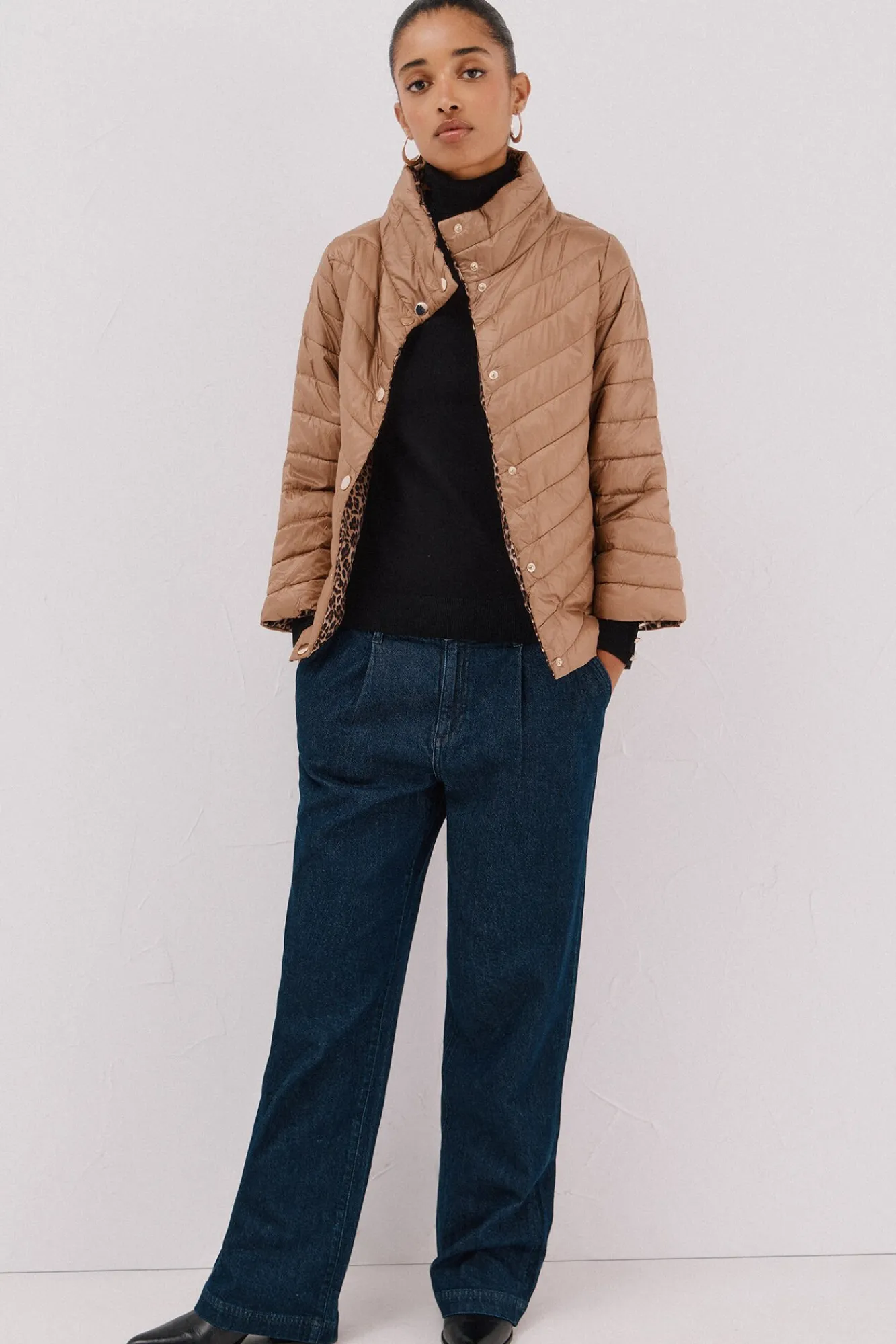 Mujer Cortefiel Chaquetas|Plumíferos Y Acolchados>Cazadora reversible thermolite®