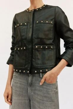 Mujer Cortefiel Chaquetas>Cazadora tachuelas