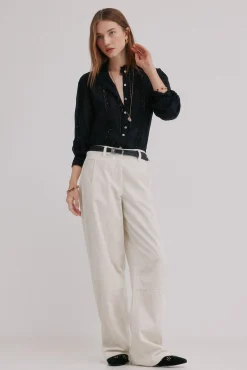 Mujer Hoss Intropia Blusas>Celina. Blusa bordada