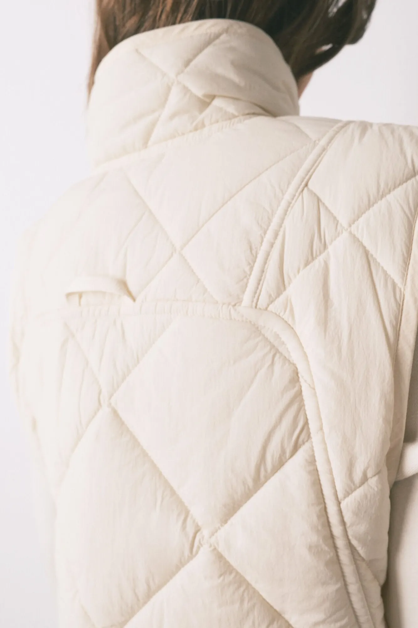 Mujer Women'secret Batas>Chaleco acolchado blanco