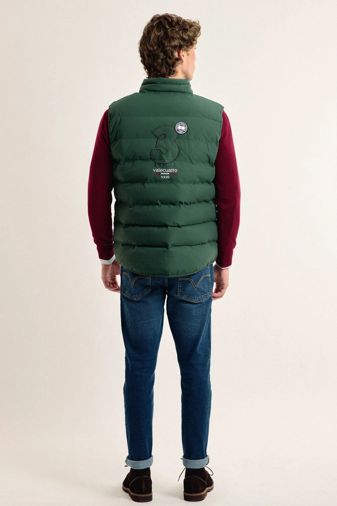 Hombre Valecuatro Chalecos>Chaleco acolchado color modelo Escudo