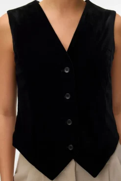 Mujer Vero Moda Chalecos|Chaquetas>Chaleco de terciopelo