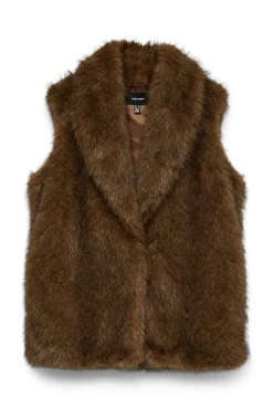 Mujer Vero Moda Chalecos|Chaquetas>Chaleco efecto piel