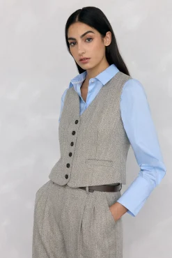 Mujer Pedro del Hierro Chalecos>Chaleco espiga