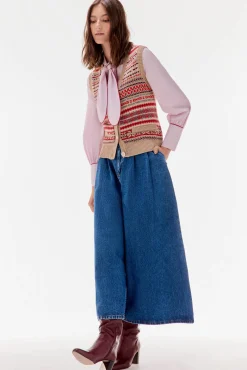 Mujer TFP by Tamara Falcó Chalecos>Chaleco jacquard geométrico