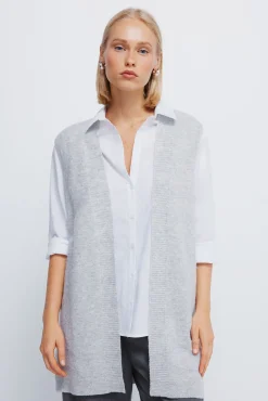 Mujer Springfield Chalecos>Chaleco largo abierto