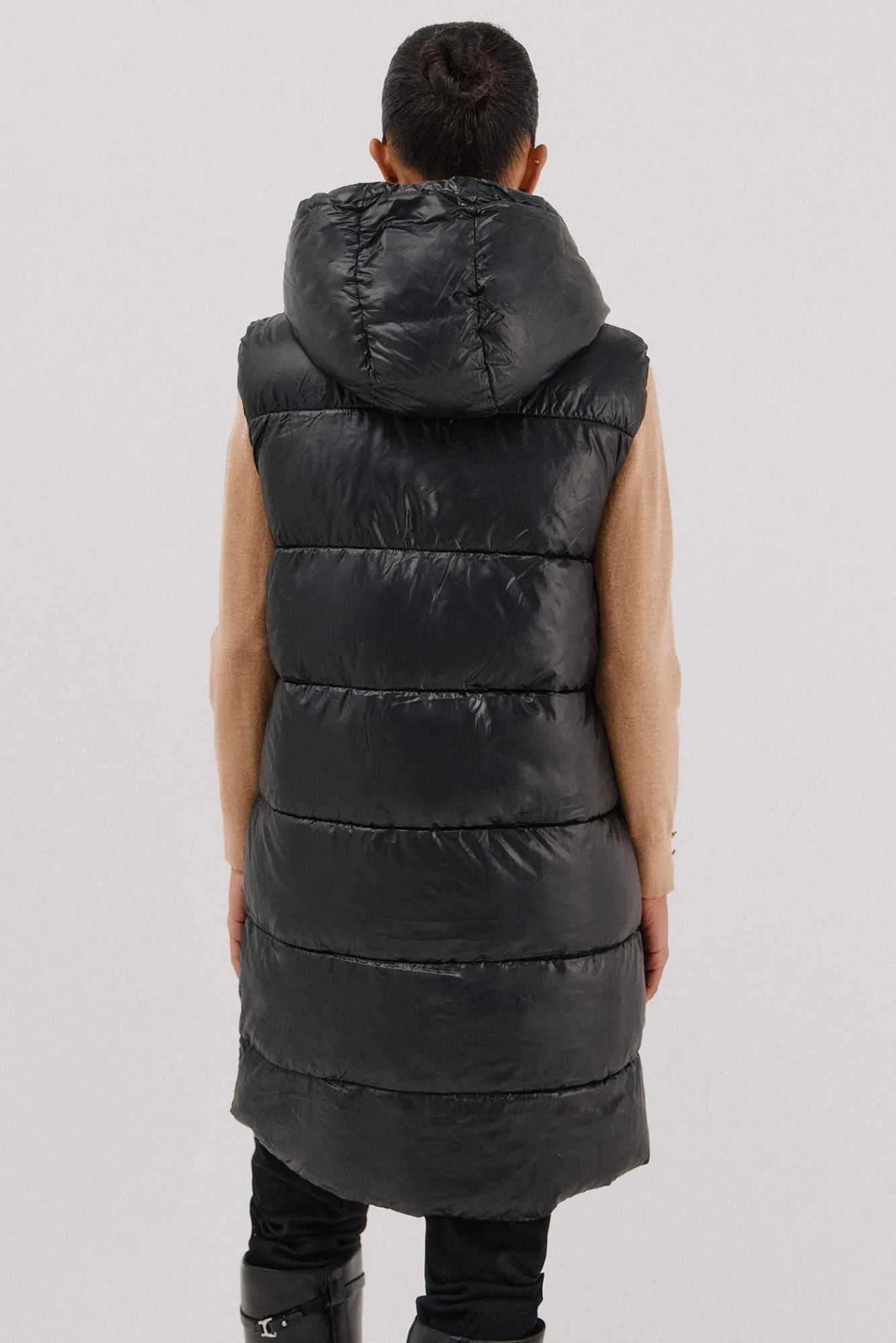 Mujer Cortefiel Abrigos|Chalecos>Chaleco largo reversible