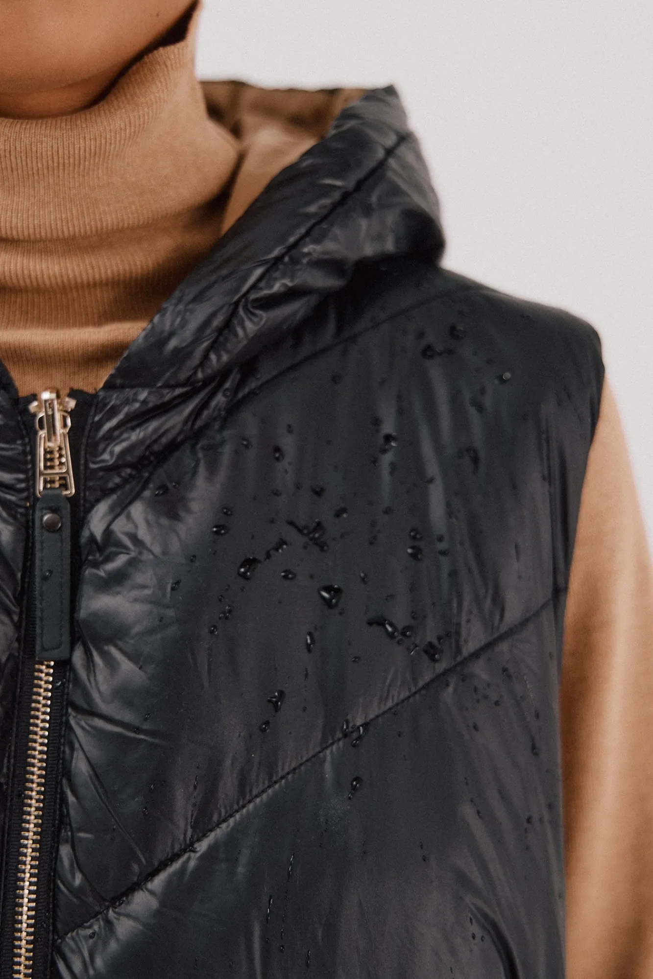 Mujer Cortefiel Abrigos|Chalecos>Chaleco largo reversible