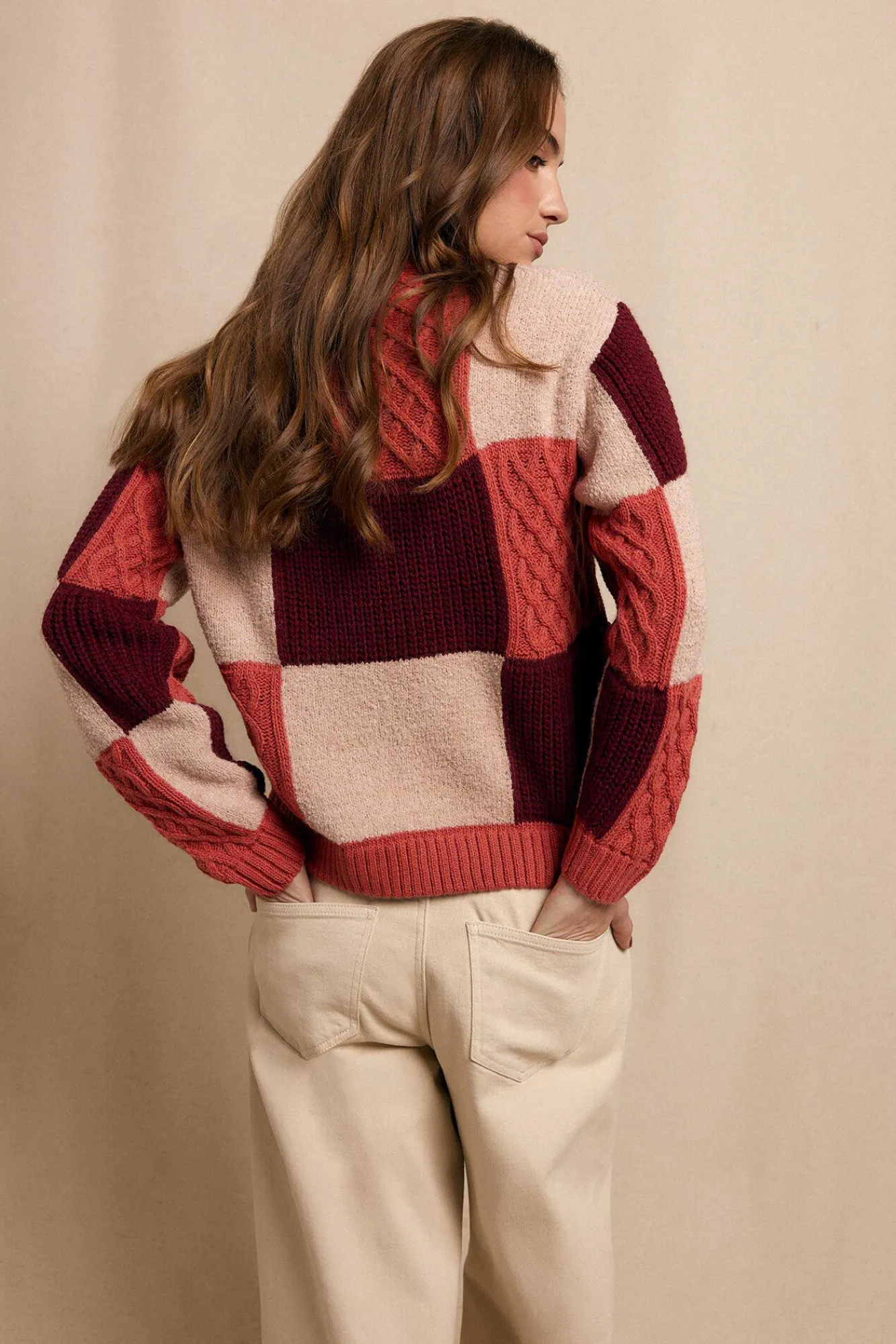 Mujer Slowlove Jerséis>Chaleco patchwork multicolor