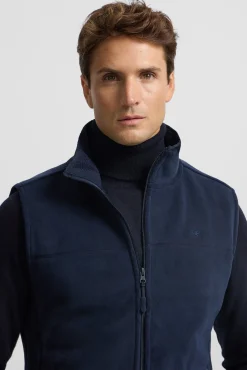 Hombre Silbon Chalecos>Chaleco polar clásico