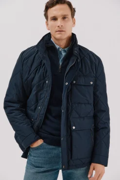 Hombre Cortefiel Chaquetas|Abrigos>Chaqueta acolchada rombo