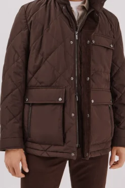 Hombre Cortefiel Chaquetas|Abrigos>Chaqueta acolchada rombo