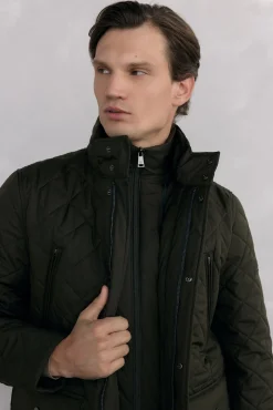 Hombre Pedro del Hierro Chaquetas|Abrigos>Chaqueta acolchada rombos